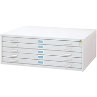 Classeurs En Acier Pour Plans-5 Tiroirs, 5 Tiroirs, 46-3/8" la x 35-3/8" p x 16-1/2" h Sidevic Inc.