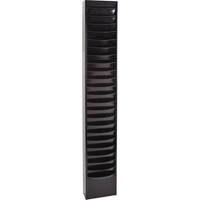 Literature Storage Racks, Stationary, 23 Slots, Steel, 9-3/4" W x 4-1/8" D x 65-1/2" H Sidevic Inc.