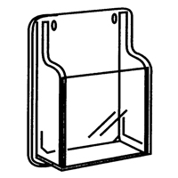 Pr&eacute;sentoirs, Mural, 9 fentes, Plastique, 30" la x 2" p x 36-7/8" h Sidevic Inc.