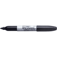 Permanent Markers - Super, Black, Fine Tip Sidevic Inc.