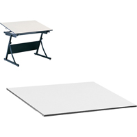 Dessus de table Planmaster, 60" la x 3/4" h, Blanc Sidevic Inc.