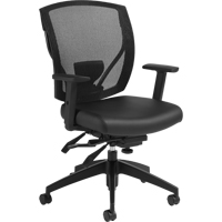 Chaises &agrave; bras Multi-Tilter, Vinyle, Noir, Capacit&eacute; 300 lb Sidevic Inc.