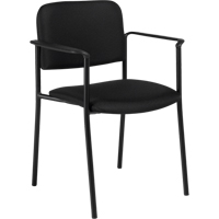 Chaises empilables, Tissu, Hauteur 32", Capacit&eacute; 300 lb, Noir Sidevic Inc.
