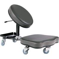 Flex Ergonomic Chair, Vinyl, Black/Grey Sidevic Inc.