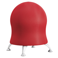 Zenergy Ball Chair, Fabric, Red, 250 lbs. Capacity Sidevic Inc.