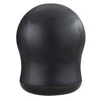 Zenergy Swivel Ball Chair, Vinyl, Black, 250 lbs. Capacity Sidevic Inc.