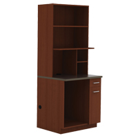 Modular Cabinet, Melamine, 39" H x 36" W x 25" D, Mahogany Sidevic Inc.