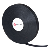 QWIK Fastener Ties, Hook & Loop, 25 yds x 3/4", Self-Grip, Black Sidevic Inc.