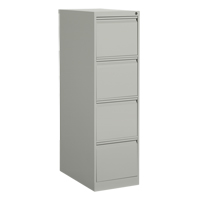 Classeur vertical, Acier, 4 tiroirs, 15-1/7" la x 25" p x 52" h, Gris Sidevic Inc.