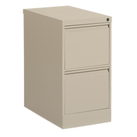 Classeur vertical, Acier, 2 tiroirs, 15-1/7" la x 25" p x 29" h, Beige Sidevic Inc.