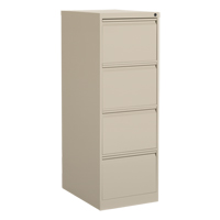 Classeur vertical, Acier, 4 tiroirs, 18-1/7" la x 25" p x 52" h, Beige Sidevic Inc.