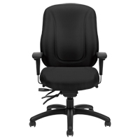 Chaise Overtime &agrave; dos &eacute;lev&eacute;, Tissu, Noir, Capacit&eacute; 300 lb Sidevic Inc.