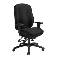 Chaise Overtime &agrave; dos &eacute;lev&eacute;, Tissu, Noir, Capacit&eacute; 300 lb Sidevic Inc.