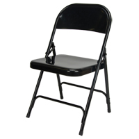 Chaise pliante, Acier, Noir, Capacit&eacute; 300 lb Sidevic Inc.