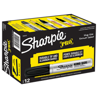 King Size Permanent Marker, Black, Chisel Tip Sidevic Inc.