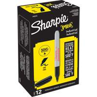 Pro Permanent Marker, Black, Fine Tip Sidevic Inc.