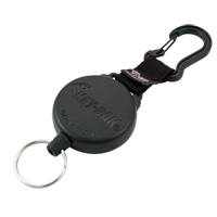 Securit Retractable Key Holder, Polycarbonate, 28" Cable, Carabiner Attachment Sidevic Inc.