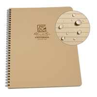 Side-Spiral Notebook, Soft Cover, Tan, 64 Pages, 4-5/8" W x 7" L Sidevic Inc.