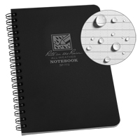 Side-Spiral Notebook, Soft Cover, Black, 64 Pages, 4-5/8" W x 7" L Sidevic Inc.