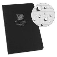 Field-Flex Bound Book, Soft Cover, Black, 128 Pages, 4-5/8" W x 7-1/4" L Sidevic Inc.