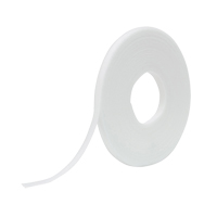 One-Wrap&reg; Fastener Tape, Hook & Loop, 25 yds x 1/2", Self-Grip, White Sidevic Inc.