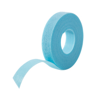 One-Wrap&reg; Cable Management Tape, Hook & Loop, 25 yds x 3/4", Self-Grip, Aqua Sidevic Inc.
