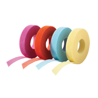 One-Wrap&reg; Cable Management Tape, Hook & Loop, 25 yds x 3/4", Self-Grip, Aqua Sidevic Inc.