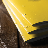 Carnet de notes, Couverture souple, Jaune, 48 Pages, 4-5/8" , 7"  Sidevic Inc.