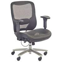 Economical Big & Tall Chair, Mesh, Black, 450 lbs. Capacity Sidevic Inc.