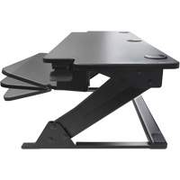 Goya Sit-Stand Workstation, Desktop Unit, 20" H x 42" W x 16" D, Black Sidevic Inc.
