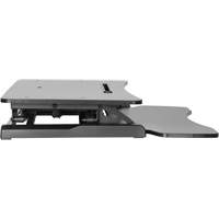 Goya Sit-Stand Workstation, Desktop Unit, 22" H x 31-1/2" W x 24" D, Black Sidevic Inc.