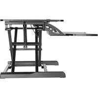 Goya Sit-Stand Workstation, Desktop Unit, 22" H x 31-1/2" W x 24" D, Black Sidevic Inc.
