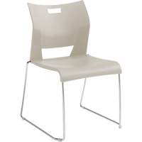 Chaise de formation sans bras Duet, Plastique, Hauteur 33-1/4", Capacit&eacute; 350 lb, Blanc Sidevic Inc.