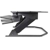 Goya Sit-Stand Corner Work Station, Desktop Unit, 20" H x 42" W x 37-4/5" D, Black Sidevic Inc.