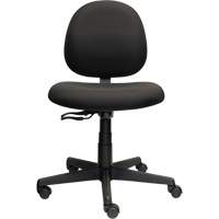 Chaise de travail &agrave; dossier bas Aspen, Tissu, Noir, Capacit&eacute; 275 lb Sidevic Inc.