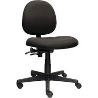Chaise de travail &agrave; dossier bas Aspen, Tissu, Noir, Capacit&eacute; 275 lb Sidevic Inc.