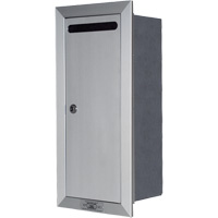 Recessed Collection Box, Wall -Mounted, 16-3/16" x 6-3/8", Aluminum Sidevic Inc.