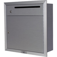 Recessed Collection Box, Wall -Mounted, 12-3/4" x 16-3/8", 2 Doors, Aluminum Sidevic Inc.