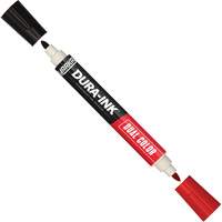 Markal&reg; Dura-Ink&reg; Dual Colour Permanent Ink Marker, Black/Red, Bullet Tip Sidevic Inc.