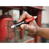 Markal&reg; Dura-Ink&reg; Dual Colour Permanent Ink Marker, Black/Red, Bullet Tip Sidevic Inc.