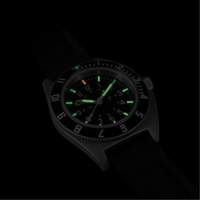 Montre Steel Navigator sur ensemble bracelet en caoutchouc noir de trois morceaux, Num&eacute;rique, &agrave; piles, 41 mm, Noir Sidevic Inc.