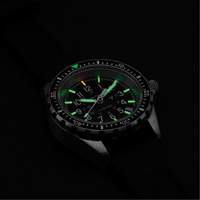 Montre Steel Navigator avec date sur ensemble bracelet en caoutchouc noir de trois morceaux, Num&eacute;rique, &agrave; piles, 36 mm, Noir Sidevic Inc.