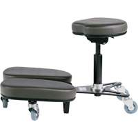 STAG4 Adjustable Kneeling Chair, Vinyl, Black/Grey Sidevic Inc.