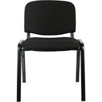 Chaises empilables, Tissu, Hauteur 32", Capacit&eacute; 250 lb, Noir Sidevic Inc.