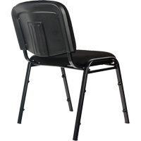 Chaises empilables, Tissu, Hauteur 32", Capacit&eacute; 250 lb, Noir Sidevic Inc.