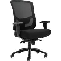 Chaise &agrave; dossier haut avec m&eacute;canisme &agrave; basculement synchronis&eacute; robuste Raven 400, Mailles, Noir, Capacit&eacute; 400 lb Sidevic Inc.