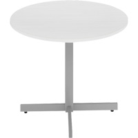 Table ronde &agrave; hauteur r&eacute;glable Newland, 36" lo x 36" la x 29" h, Dessus de 1", Stratifi&eacute;/Polypropyl&egrave;ne, Blanc Sidevic Inc.