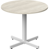 Table ronde &agrave; hauteur r&eacute;glable Newland, 36" lo x 36" la x 29" h, Dessus de 1", Stratifi&eacute;, Havane Sidevic Inc.