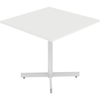 Table carr&eacute;e &agrave; hauteur r&eacute;glable Newland, 36" lo x 36" la x 29" h, Dessus de 1", Stratifi&eacute;, Blanc Sidevic Inc.