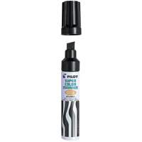Refillable Super Colour Permanent Marker, Black, Chisel Tip Sidevic Inc.